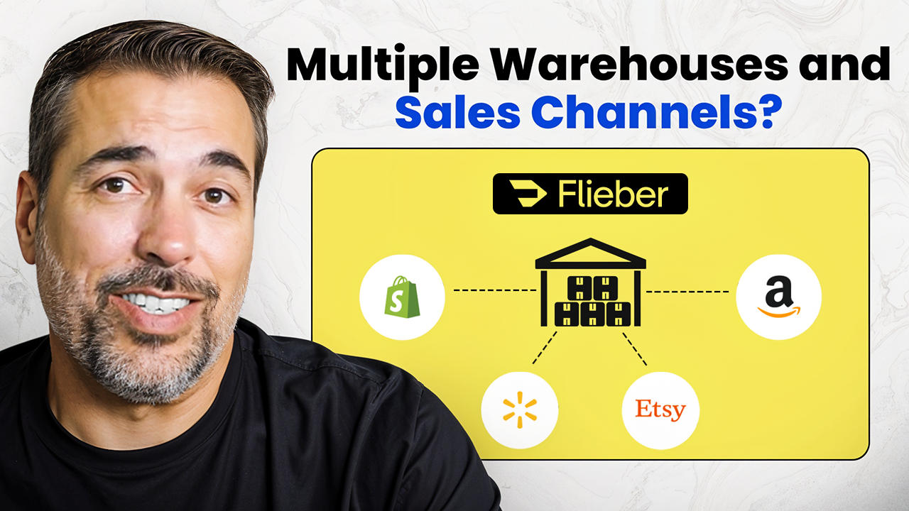 Does Flieber Support Multiple Warehouses and Sales Channels?